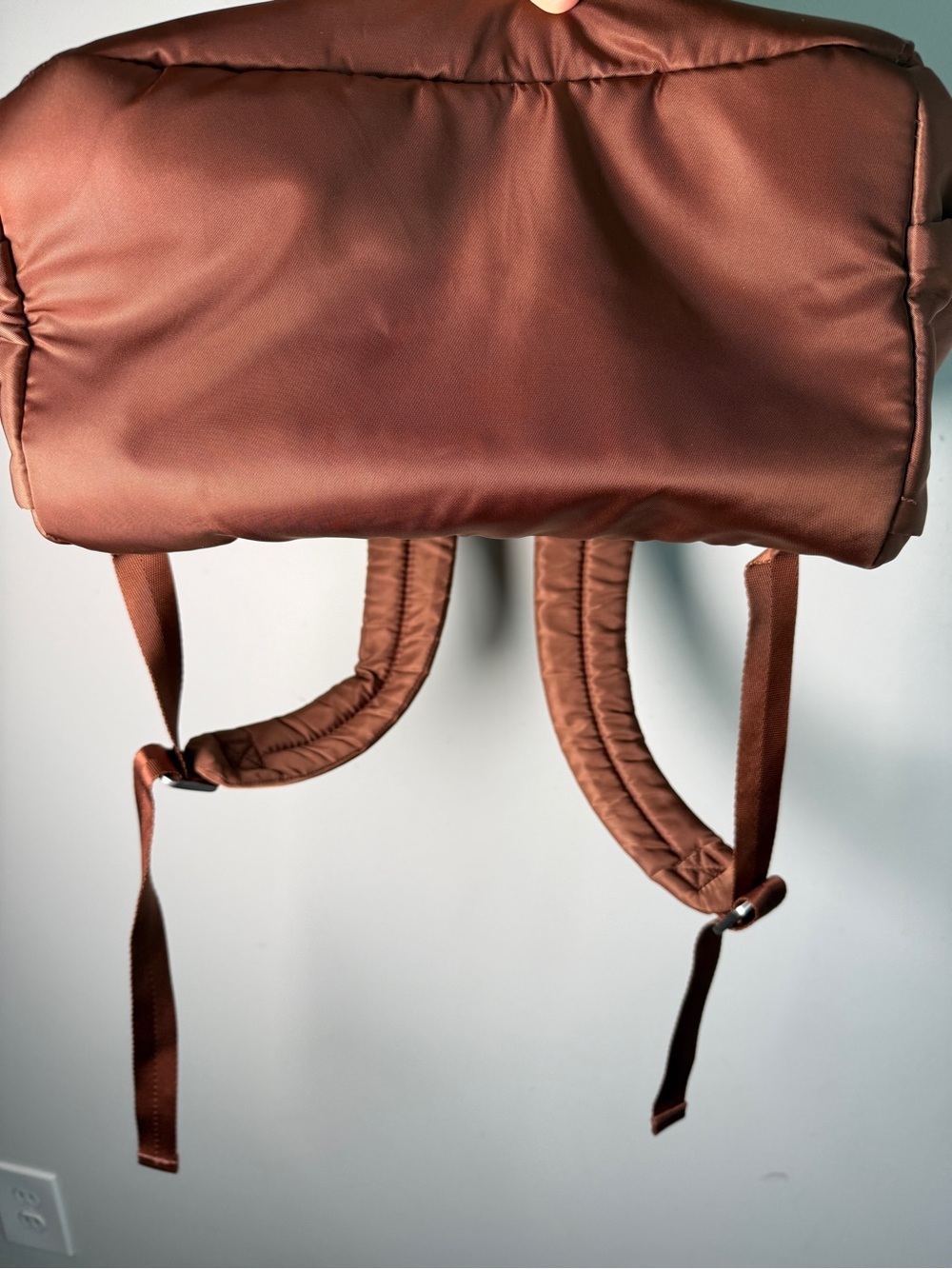 Vera Bradley Bancroft Backpack Cinnamon Brown Nylon Laptop Bag - Picture 4 of 9